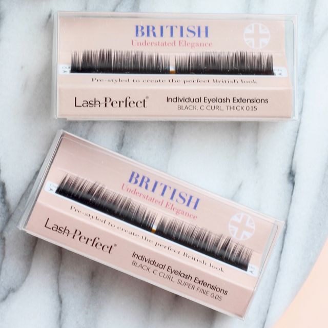 Pre Styled Lashes - C0.15 Black