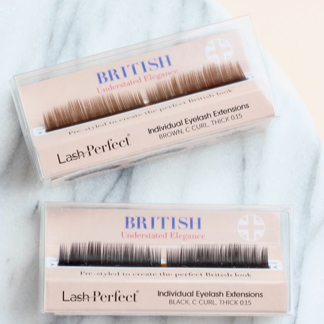 Pre Styled Lashes - C 0.15 Brown