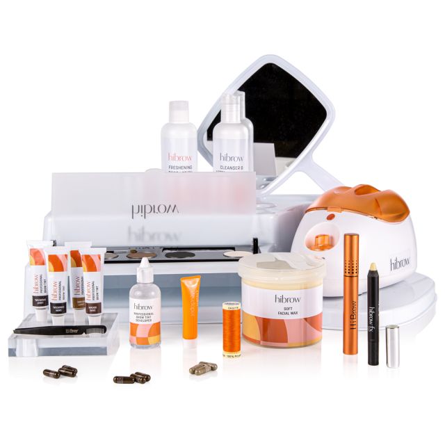Hi Brow Classic Full Professional Kit (with Workstation, Wax and Wax Heater)