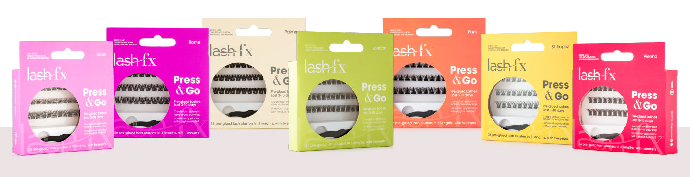 Press and Go Cluster Lash Styles from Lash FX