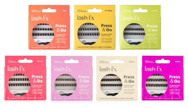 Press and Go Cluster Lash Styles from Lash FX