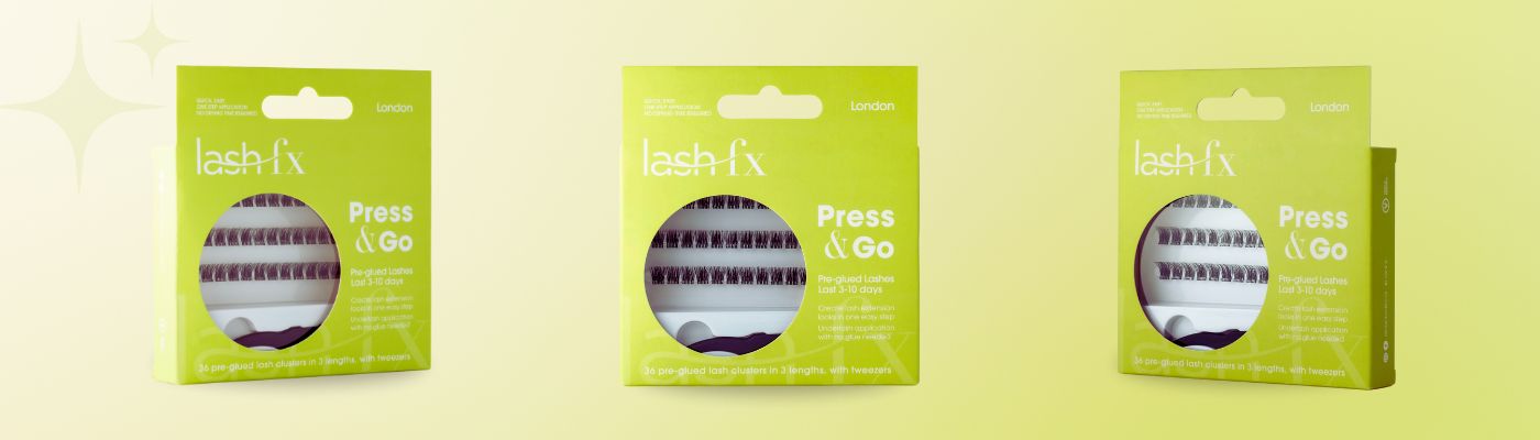 London Lashes - Super Natural and Sleek Clusters