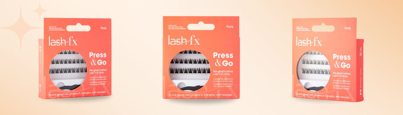 Paris Cluster Lashes - Spiky Hybrid Style Clusters